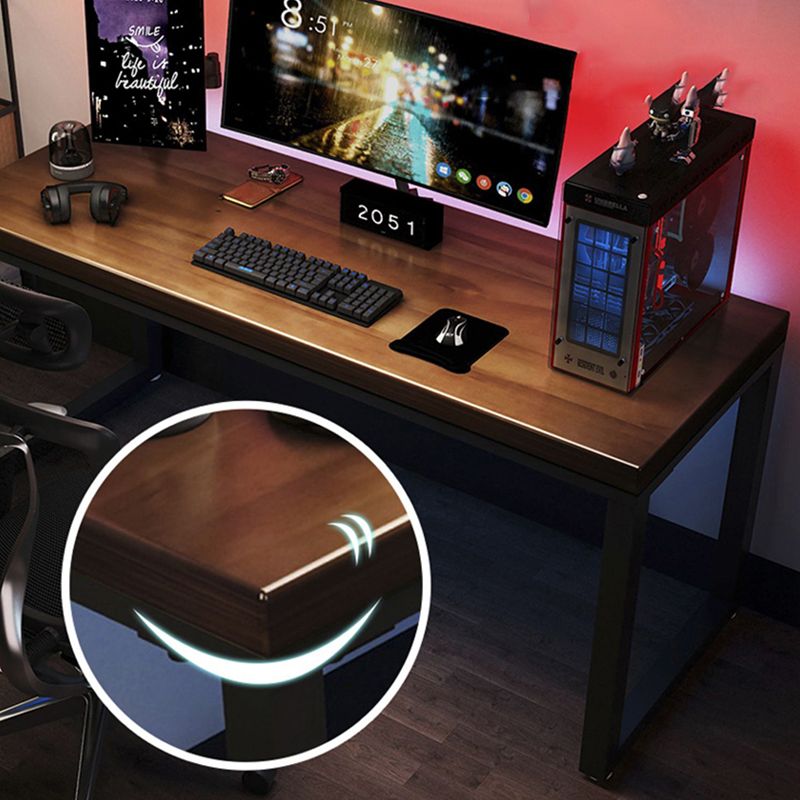 Escritorio de escritura de madera moderna escritorio rectangular de la oficina para el hogar y la oficina