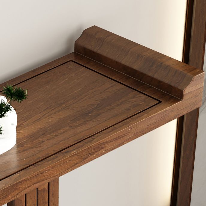 Console rettangolo in legno massiccio Tabella di accento alto 31,5 pollici