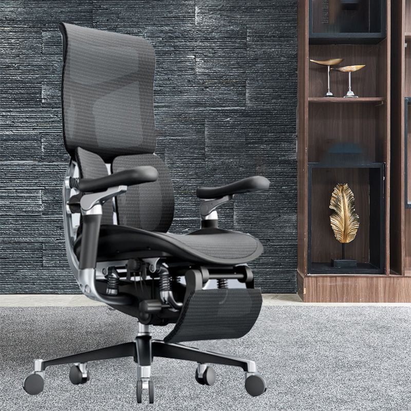 Removable Arms Desk Chair Modern No Distressing Chair with Breathable Back Clearhalo 'furn' 'furn_office_chair' 'Furniture' 'Office Chairs' 'Office Furniture' 'office_chair' 1200x1200_8be05e91-a57a-4588-876a-7d07c86a6800