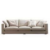 Zeitgenössische Kissen Standardsofa Stofftuxedo Armsofa mit Kissen