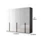 Contemporary Style Wood Wardrobe White Colour Soft Close Door Wardrobe Closet for Home
