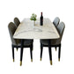 Stone Top Dining Table Modern Dining Table with 4 Legs in Black Clearhalo ' dining_table' 'Dining Tables & Seating' 'Dining Tables' 'furn' 'furn_dining_table' 'Furniture' 'furniture_dining_table' 'Kitchen & Dining Furniture' 'kitchen&dining_furn' 'kitchen' 'kitchen_dining_table' 1200x1200_8be286db-a627-4e23-9280-5b7727c5e251