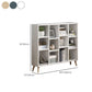 Scandinavian 9-inch Wide Cube Bookshelf Wood Home Floor Type Bookcase
