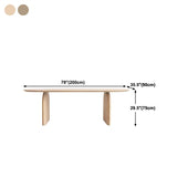Modern Solid Wood Table for Restaurant Oval Dining Table with Double Pedestal Clearhalo 'Dining Tables & Seating' 'Dining Tables' 'dining_table' 'furn' 'furn_dining_table' 'Furniture' 'furniture_dining_table' 'Kitchen & Dining Furniture' 'kitchen' 'kitchen_dining_table' 1200x1200_8be54998-acb1-4917-88d6-d8531d2e4be4