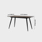 Industrial Style Dining Table Brown 4 Legs Dining Table with Black Frame Clearhalo ' dining_table' 'Dining Tables & Seating' 'Dining Tables' 'furn' 'furn_dining_table' 'Furniture' 'furniture_dining_table' 'Kitchen & Dining Furniture' 'kitchen&dining_furn' 'kitchen' 'kitchen_dining_table' 1200x1200_8be65a9b-49a1-483f-b2c9-e8346e67394f