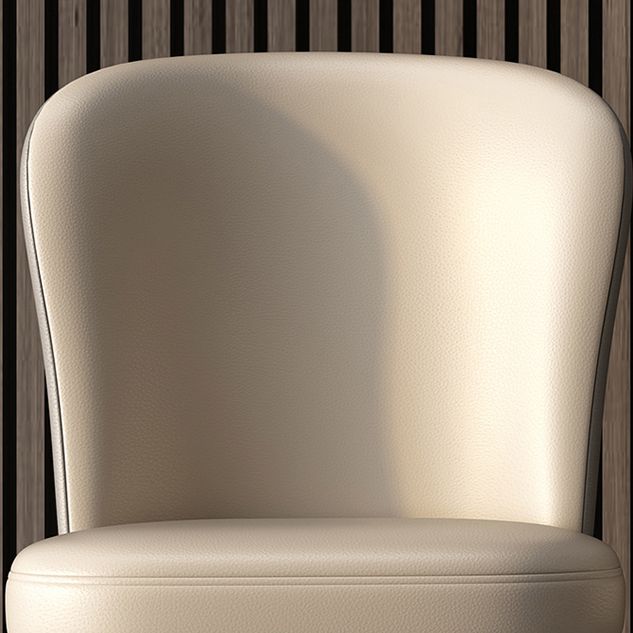 Glam Leather Dining Armless Chair Metal Dining Parsons Chair for Home Use Clearhalo ' kitchen&dining_furn' 'Dining Chairs' 'Dining Tables & Seating' 'dining_chair' 'furn' 'furn_dining_chair' 'Furniture' 'furniture_dining_chair' 'Kitchen & Dining Furniture' 'kitchen' 1200x1200_8be6a7c9-ed21-4c7c-8a45-5d85df5053b7
