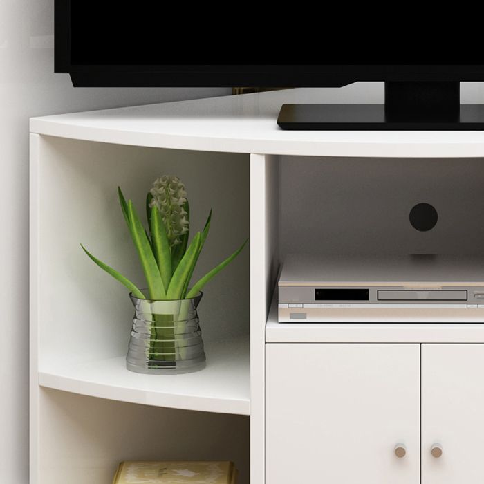 Mobile tv in stile TV in legno ingegnerizzato moderno moderno tv angolo con porta