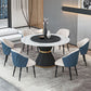 1/2/7/9 Pcs Metal Contemporary Dining Room Set with Round Table Dinette Set Clearhalo 'Dining Room Sets' 'Dining Tables & Seating' 'dining_room_set' 'furn' 'furn_dining_room_set' 'Furniture' 'furniture_dining_room_set' 'Kitchen & Dining Furniture' 'kitchen&dining_furn' 'kitchen' 1200x1200_8be951f8-e5a5-4120-94ad-534e51a62040
