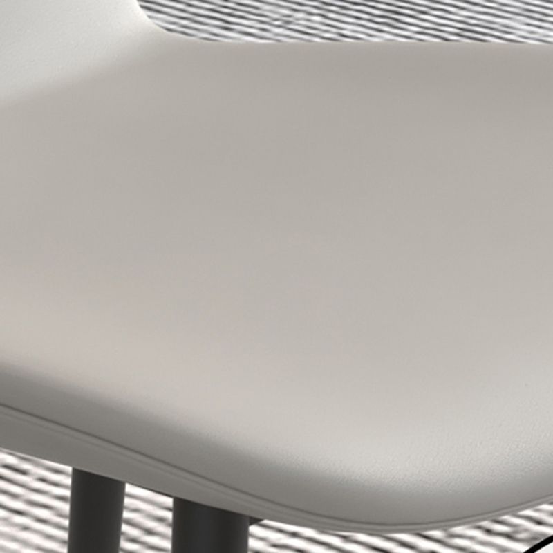 Contemporary Style Metal Dining Chairs Wingback Side Armless Chairs for Kitchen Clearhalo ' kitchen&dining_furn' 'Dining Chairs' 'Dining Tables & Seating' 'dining_chair' 'furn' 'furn_dining_chair' 'Furniture' 'furniture_dining_chair' 'Kitchen & Dining Furniture' 'kitchen' 1200x1200_8bebdf02-6358-4892-81db-14ef1ba19b61