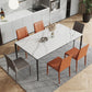 Dining Room Dinner Kitchen Table Rectangle 4 Legs Dining Table Clearhalo 'Dining Tables & Seating' 'Dining Tables' 'dining_table' 'furn' 'furn_dining_table' 'Furniture' 'Kitchen & Dining Furniture' 1200x1200_8bec3019-c084-4f9f-8c7b-ba12095ef86d
