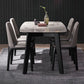 Modern Ash Wood Dinette Set 1/2/4/5/7 Pieces Dining Table Set with Grey Sintered Stone Top Clearhalo 'Dining Room Sets' 'Dining Tables & Seating' 'dining_room_set' 'furn' 'furn_dining_room_set' 'Furniture' 'furniture_dining_room_set' 'Kitchen & Dining Furniture' 1200x1200_8beca91d-c798-4bd1-8d25-4d508f55bd43