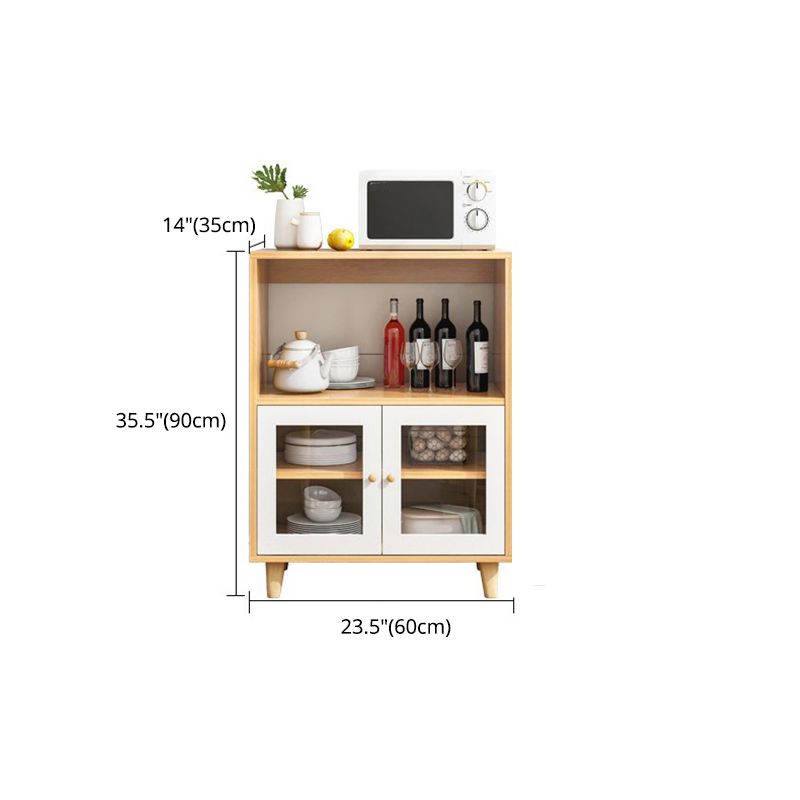 Buffet contemporain armoire en bois d'ingénierie pour le salon