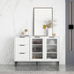 Living Room 32-inch Height Sideboard Contemporary Style Artificial Wood Cupboard Clearhalo 'buffet_sideboard' 'Buffets & Sideboards' 'furn' 'furn_buffet_sideboard' 'Furniture' 'furniture_buffet_sideboard' 'Kitchen & Dining Furniture' 1200x1200_8bedaf56-dfd1-4f3e-8639-f644d9df3a2b