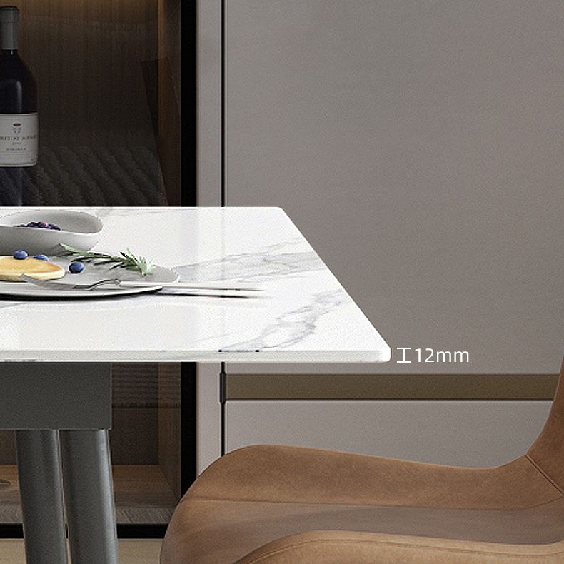 Tavolo da pranzo industriale del sito da pranzo in pietra top estendibile tavolo da pranzo