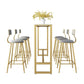 Glam Style Marble Bar Table Gold Frame 42 Inch Height Table for Restaurant Clearhalo 'Bar Furniture' 'Bar Tables' 'bar_tables' 'furn' 'furn_bar_tables' 'Furniture' 'furniture_bar_tables' 'Kitchen & Dining Furniture' 'kitchen&dining_furn' 'kitchen' 1200x1200_8beecc43-5984-4a73-8941-74d3d0db4177