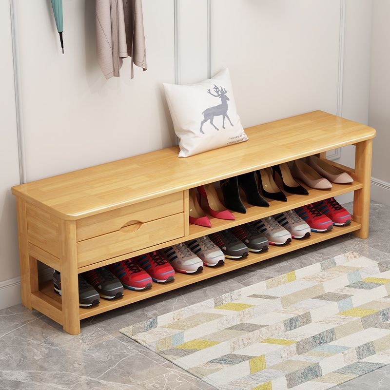 Mid-Century Modern Seating Bench Rectangle Shoe Storage Entryway Bedroom Bench Clearhalo 'Benches' 'Chairs & Seating' 'furn' 'furn_benches' 'Furniture' 'Living Room Furniture' 1200x1200_8beee2af-be50-441e-824f-5ac8699dd40a