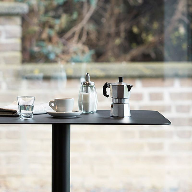 Mid-Century Round Corner Table Metal Pedestal Sofa Side End Table