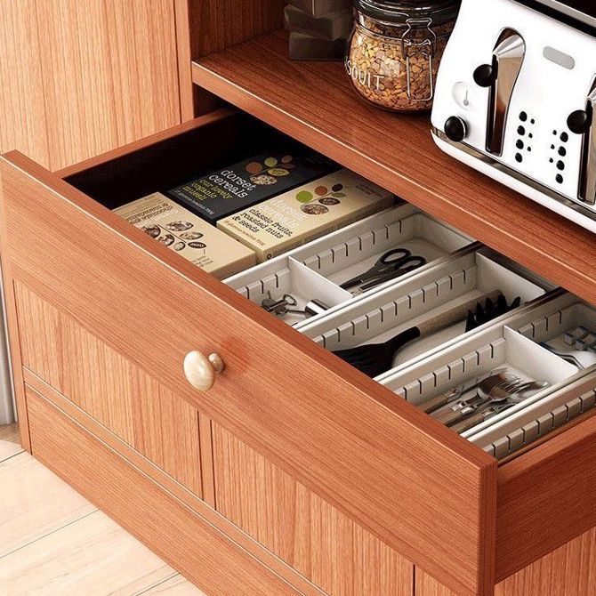 Sideboard del pavimento in legno moderno mobile rettangolo moderno per la casa