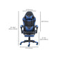 Modern Slide Office Chair Adjustable Seat Height Pillow Included Desk Chair Clearhalo 'furn' 'furn_office_chair' 'Furniture' 'Office Chairs' 'Office Furniture' 'office_chair' 1200x1200_8bf18e4c-e8ce-4167-8f6f-723f14f87108