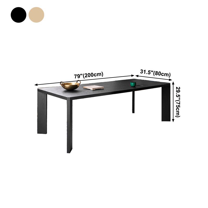 Solid Wood Modern Rectangle Table Wood Top Dining Table with 4 Legs Clearhalo ' dining_table' 'Dining Tables & Seating' 'Dining Tables' 'furn' 'furn_dining_table' 'Furniture' 'furniture_dining_table' 'Kitchen & Dining Furniture' 'kitchen&dining_furn' 'kitchen' 'kitchen_dining_table' 1200x1200_8bf1a3ea-3fd0-4526-b4b7-0285ab9e43c7