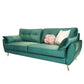 63.38 Inch Long Flared Arm Sofa Contemporary Standard Sofa for Living Room