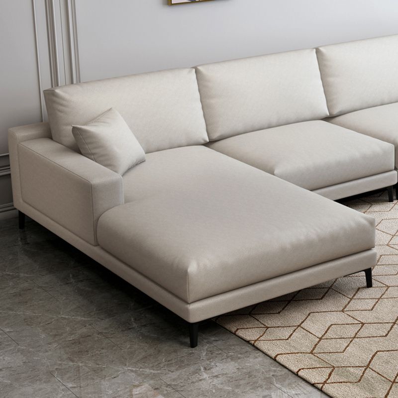 Loose Back Faux Leather Square Arm Sofa with Waterproof and Stain Resistant Clearhalo 'furn' 'furn_sofas' 'Furniture' 'furniture_sofas' 'kitchen' 'kitchen_sofas' 'Living Room Furniture' 'Sofa' 'sofas' 1200x1200_8bf28f62-ed04-4e41-81f9-ba2188bfbe25