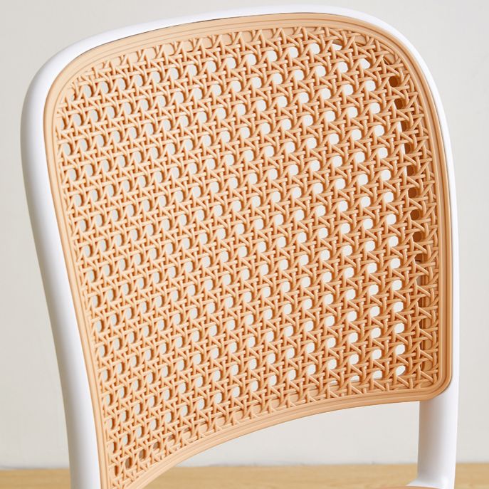 Indoor Contemporary Side Chair Open Back Plastic Dining Room Chair Clearhalo ' kitchen&dining_furn' 'Dining Chairs' 'Dining Tables & Seating' 'dining_chair' 'furn' 'furn_dining_chair' 'Furniture' 'furniture_dining_chair' 'Kitchen & Dining Furniture' 'kitchen' 1200x1200_8bf49530-6b0c-43a3-b3c2-ef6021444f32