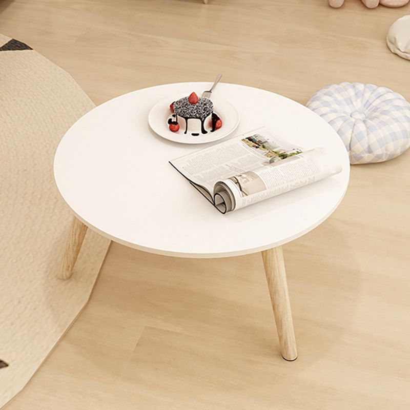 3/4 Legs Base Design Wood-based Craft/white Square/round Coffee Table Clearhalo 'Coffee & Accent Tables' 'Coffee Tables' 'coffee_tables' 'furn' 'furn_coffee_tables' 'Furniture' 'furniture_coffee_tables' 'Living Room Furniture' 1200x1200_8bf56512-ab06-43ed-a4ce-b750caa29a9f