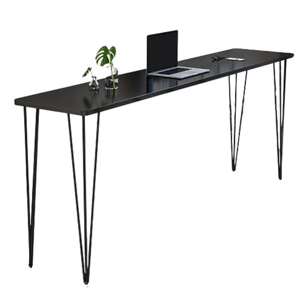Industrial Style Rectangle Wood Top Counter Table 42-inch Height Bar Table Clearhalo 'Bar Furniture' 'Bar Tables' 'bar_tables' 'furn' 'furn_bar_tables' 'Furniture' 'furniture_bar_tables' 'Kitchen & Dining Furniture' 1200x1200_8bf6ad1c-63b8-41cd-a575-46ca8b30b7b3