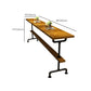 Industrial Bar Height Pub Table Iron Frame Counter Height Dining Table