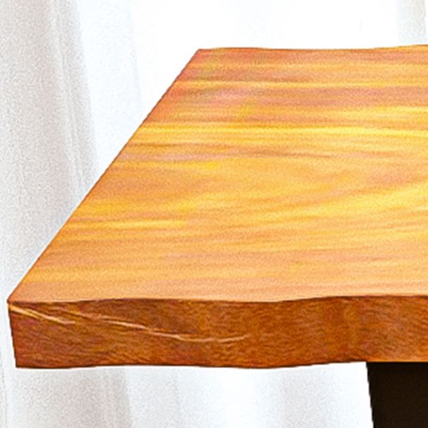 Tavolo da pranzo industriale di bistrot naturale rettangolo in legno massiccio tavolo da pranzo