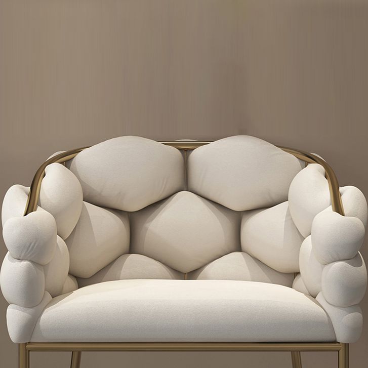 Chaise de salle à manger en velours glamour