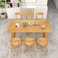 Modern Pine Solid Wood Table Rectangle Table with Double Pedestal Base Clearhalo ' dining_table' 'Dining Tables & Seating' 'Dining Tables' 'furn' 'furn_dining_table' 'Furniture' 'furniture_dining_table' 'Kitchen & Dining Furniture' 'kitchen&dining_furn' 'kitchen' 'kitchen_dining_table' 1200x1200_8bfad72d-ea0b-4dac-a863-2fbad41c0f93