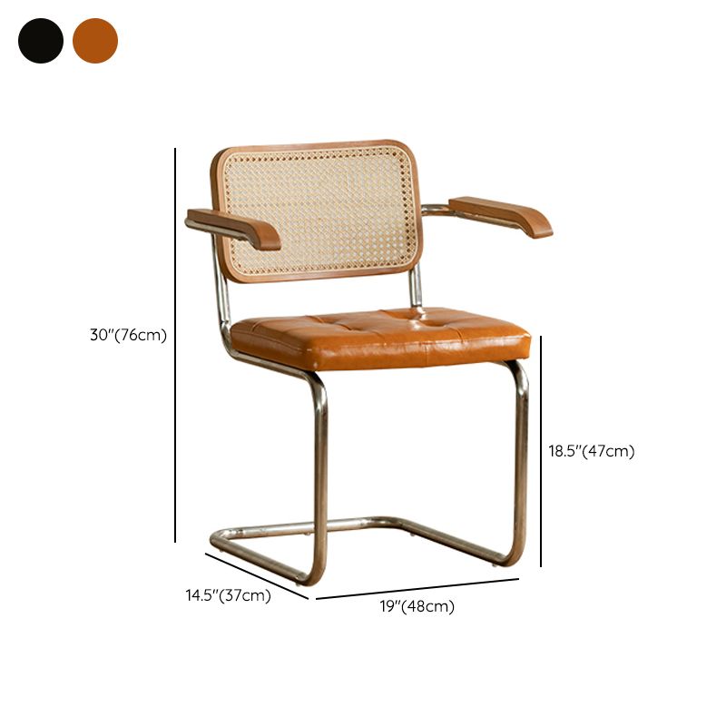 Zeitgenössischer Stil offener Leder gepolsterte Hausspeiseln zu Hause