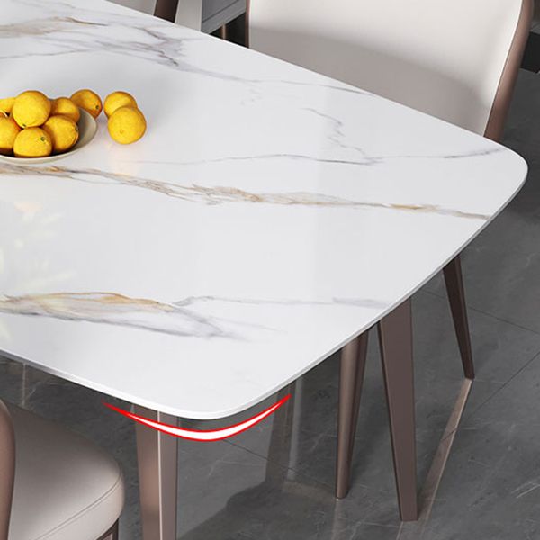 Rectangle Dining Table Traditional Luxury Dining Table for Home Clearhalo 'Dining Tables & Seating' 'Dining Tables' 'dining_table' 'furn' 'furn_dining_table' 'Furniture' 'Kitchen & Dining Furniture' 1200x1200_8bfbebf2-ce7f-4411-8eb7-489b78ecb5ce