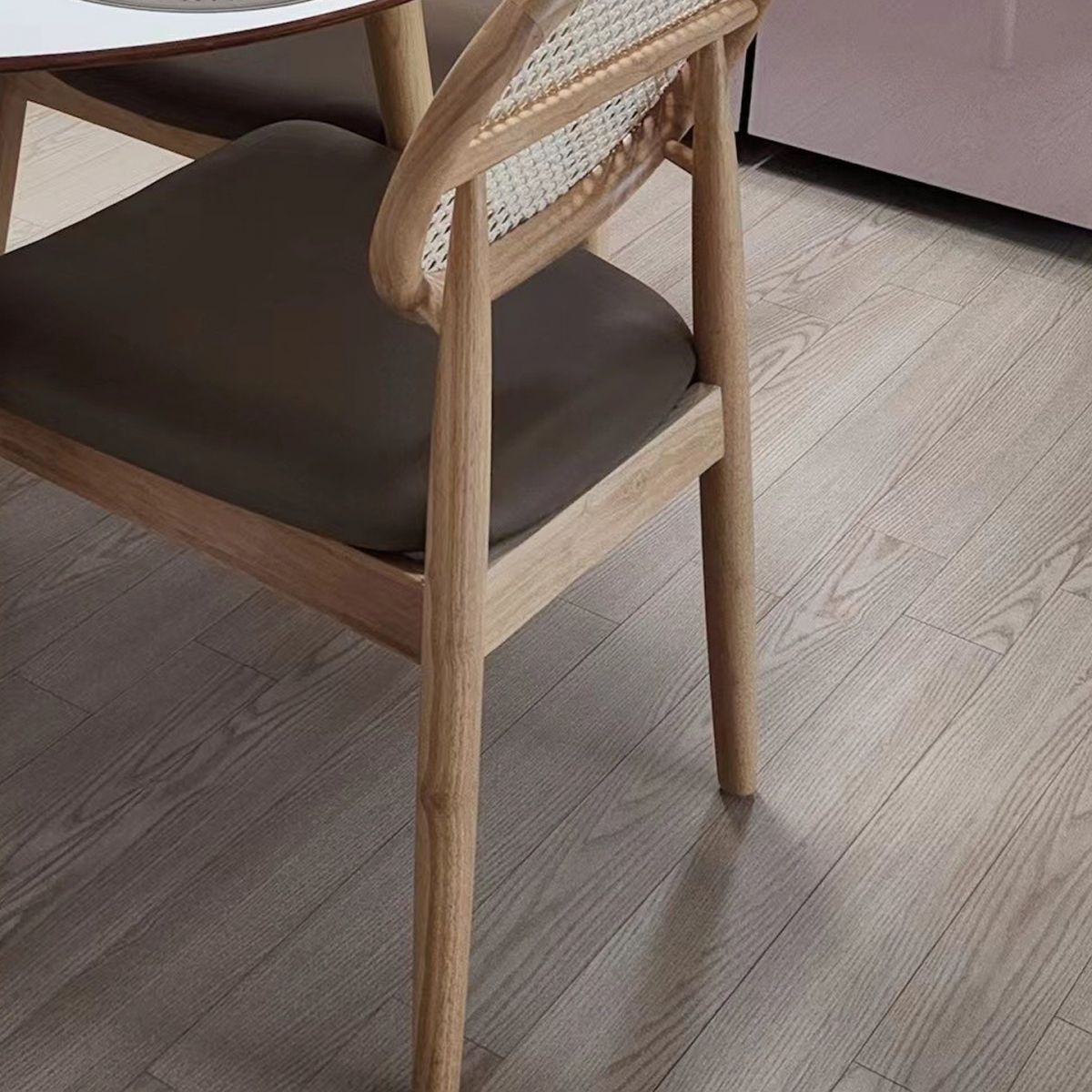 Chaise latéral de style industriel chaise de salle à manger côté cadre en bois pour salle à manger