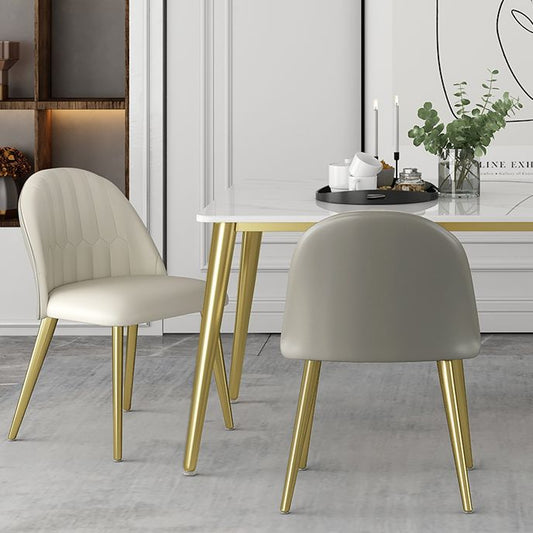 Minimalist Sintered Stone White Dining Set White Standard Dining Set for Kitchen Clearhalo 'Dining Room Sets' 'Dining Tables & Seating' 'dining_room_set' 'furn' 'furn_dining_room_set' 'Furniture' 'furniture_dining_room_set' 'Kitchen & Dining Furniture' 'kitchen&dining_furn' 'kitchen' 1200x1200_8c014e12-b5b9-469c-aeab-ec49cf93c04a