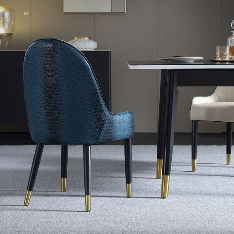 Nordic Glam Style Dining Chairs Wooden Dining Arm Side Chair for Kitchen Clearhalo ' kitchen&dining_furn' 'Dining Chairs' 'Dining Tables & Seating' 'dining_chair' 'furn' 'furn_dining_chair' 'Furniture' 'furniture_dining_chair' 'Kitchen & Dining Furniture' 'kitchen' 1200x1200_8c021328-b15d-4c16-95f4-e763b06be91d