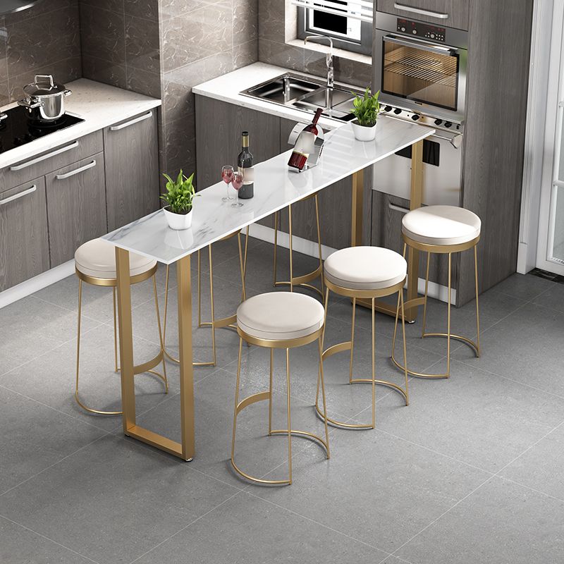 Scandinavian Backless Round BarStools for Home Upholstered Counter Height Stool Clearhalo 'Bar Furniture' 'Bar Stools' 'bar_stools' 'furn' 'furn_bar_stools' 'Furniture' 'furniture_bar_stools' 'Kitchen & Dining Furniture' 1200x1200_8c02dccd-da49-43b9-b9a7-7d04339bd766