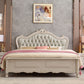 Victorian Style Wood Bed Frame Upholstered Tufted Standard Bed with Nailhead Clearhalo 'Bedroom Furniture' 'Beds' 'furn' 'furn_beds' 'Furniture' 1200x1200_8c03a407-d3f9-4ac9-a60a-c91aa25de5d0