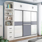 Freestanding Wood Frame Wardrobe Armoire Sliding Soft Close Doors Wardrobe Clearhalo 'Armoires & Wardrobes' 'armoires_wardrobes' 'Bedroom Furniture' 'furn' 'furn_armoires_wardrobes' 'Furniture' 1200x1200_8c049b87-87d5-4205-b364-7f7ed99564c4