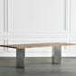 Rectangle Double Pedestal Luxury Dining Table Fixed Table with Solid Wood Clearhalo 'Dining Tables & Seating' 'Dining Tables' 'dining_table' 'furn' 'furn_dining_table' 'Furniture' 'furniture_dining_table' 'Kitchen & Dining Furniture' 'kitchen' 'kitchen_dining_table' 1200x1200_8c04c0b8-3275-47c5-8092-c0b408b9560d