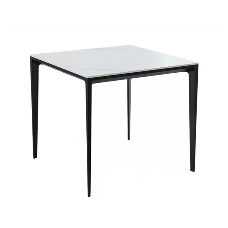 Industrial Style 4 Legs Furniture Stone Square Dining Table for Dining Room Clearhalo 'Dining Tables & Seating' 'Dining Tables' 'dining_table' 'furn' 'furn_dining_table' 'Furniture' 'furniture_dining_table' 'Kitchen & Dining Furniture' 'kitchen' 'kitchen_dining_table' 1200x1200_8c04cb27-2778-491d-8af0-76cbd8e78766