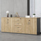 Contemporary Lateral Filing Cabinet Engineered Wood File Cabinet    with Storage