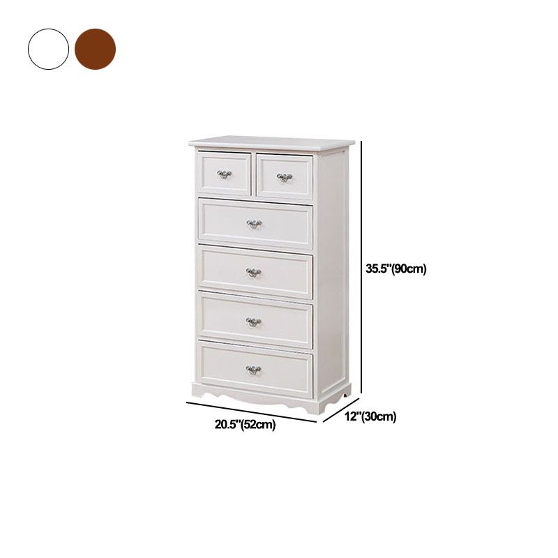 12" W Solid Wood Lingerie Chest Vertical Storage Chest with Drawers Clearhalo 'Bedroom Furniture' 'Dressers & Chests' 'dressers_chests' 'furn' 'furn_dressers_chests' 'Furniture' 1200x1200_8c06de88-8d3e-48b6-916f-c379f0116fe6