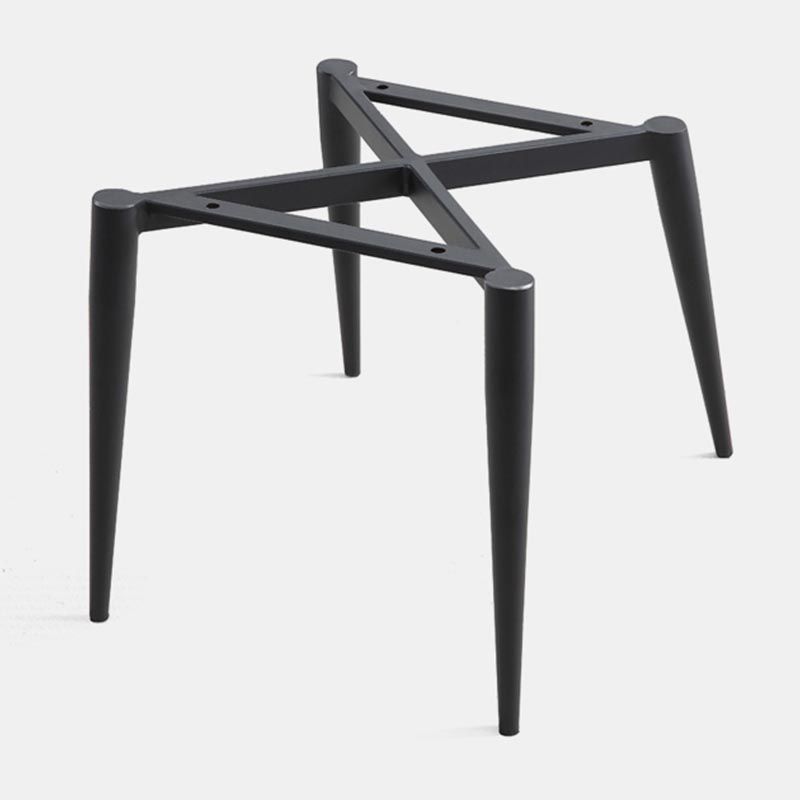 Leder Essnetzstuhl moderne gepolsterte Essstuhl mit schwarzen Beinen