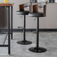 Modern Backrest Liftable Stool Iron Household Bar Stool with Cushion and Pedal Clearhalo 'Bar Furniture' 'Bar Stools' 'bar_stools' 'furn' 'furn_bar_stools' 'furniture_bar_stools' 'Kitchen & Dining Furniture' 'kitchen&dining_furn' 'kitchen' 'kitchen_furn' Furniture' 1200x1200_8c09116c-ef64-4e67-91f3-81e8f762dfcd