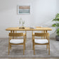 1/2/4/5/7 Pcs Pine Wood Modern Dining Set with Rectangle Table Dinette Set Clearhalo 'Dining Room Sets' 'Dining Tables & Seating' 'dining_room_set' 'furn' 'furn_dining_room_set' 'Furniture' 'furniture_dining_room_set' 'Kitchen & Dining Furniture' 'kitchen&dining_furn' 'kitchen' 1200x1200_8c0babf5-df97-4a79-9721-9387e9fb7e65
