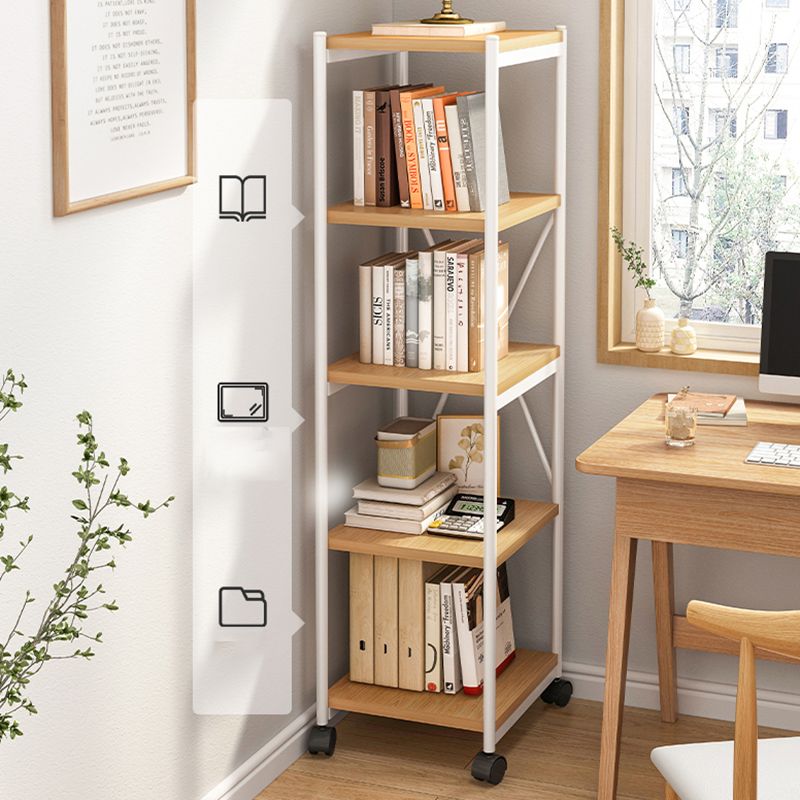Stile moderno mobile etagere libreria in acciaio home office libreria