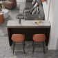 Modern Style Stone Bar Dining Table Rectangle Bar Table for Living Room